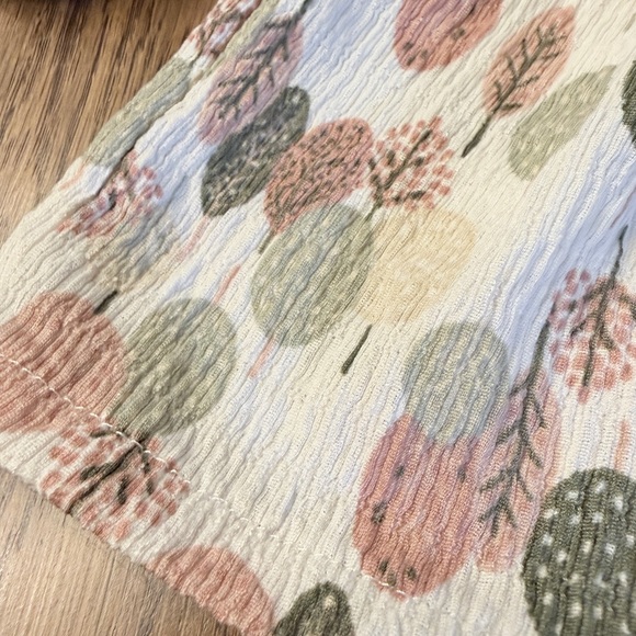 Little Lass Pink & Green Patterned Infant Dress 6/9 M. EUC - Picture 5 of 6